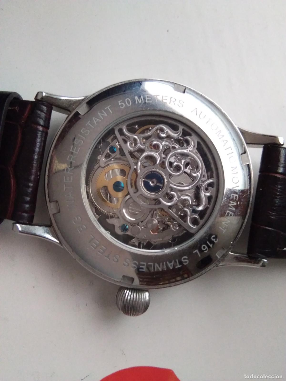 Vintage: RELOJ BG SKELETOR AUTOM&Aacute;TICO - Foto 3