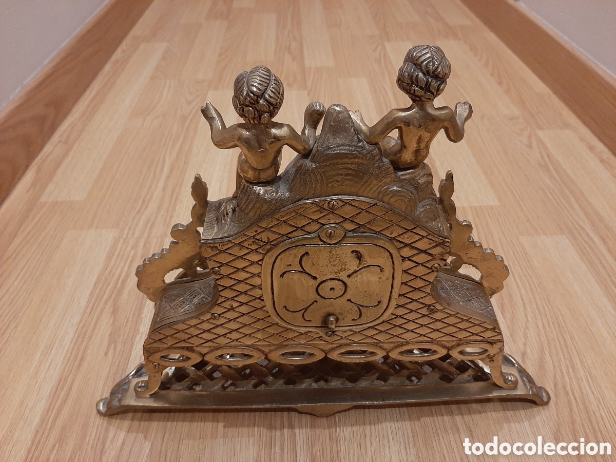 Vintage: Reloj bronce antiguo &rdquo;Angeles&rdquo; - Foto 6