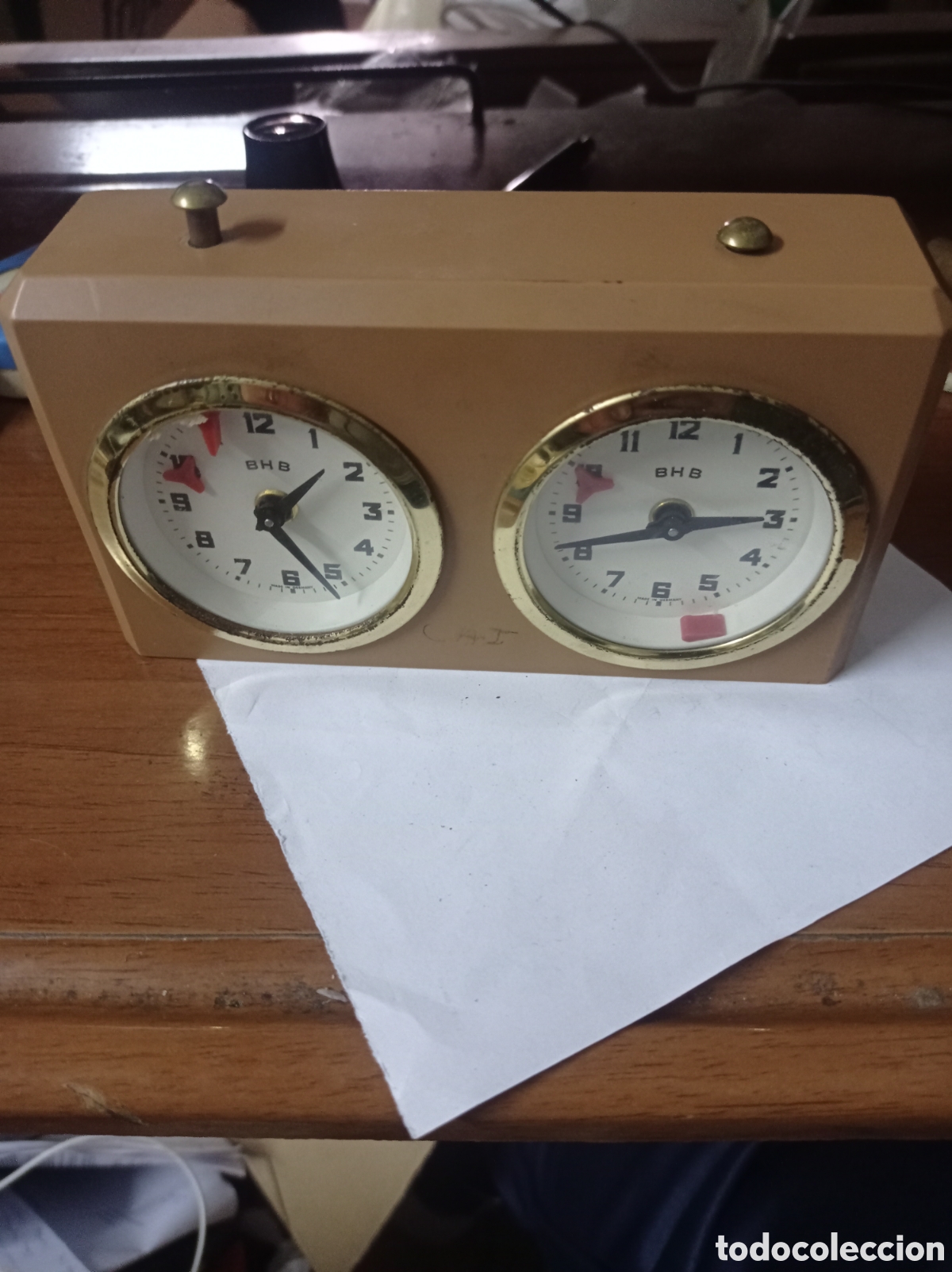 Vintage: Reloj de ajedrez alem&aacute;n BHB - Foto 1