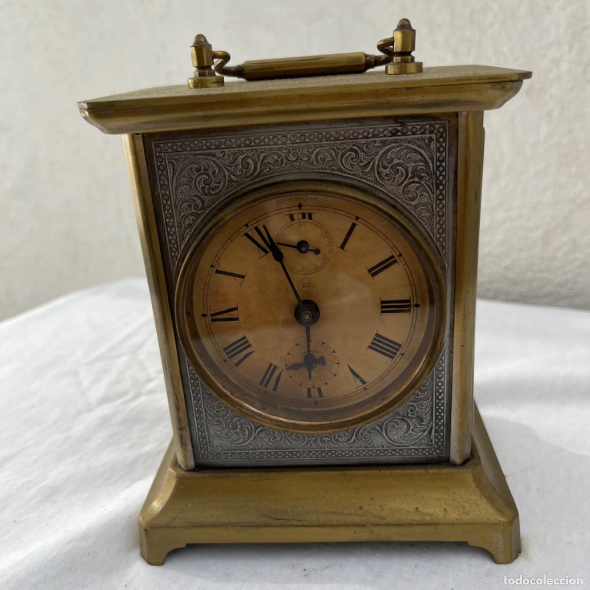 Vintage: Reloj de mesa tipo carruaje - Foto 1