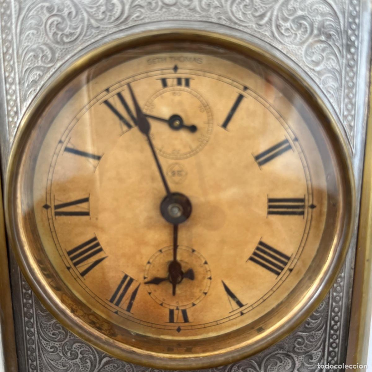 Vintage: Reloj de mesa tipo carruaje - Foto 3