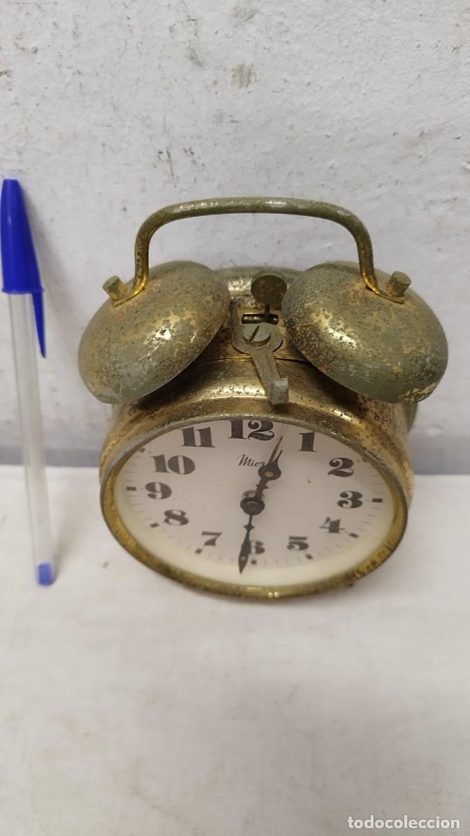 Vintage: Antiguo reloj despertador Micro - Foto 2