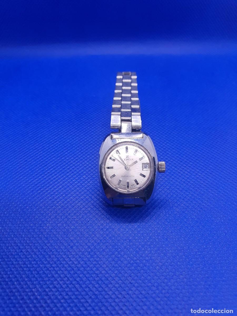 Vintage: ANTIGUO RELOJ DE SE&Ntilde;ORA EDOX. AUTOM&Aacute;TICO. - Foto 1