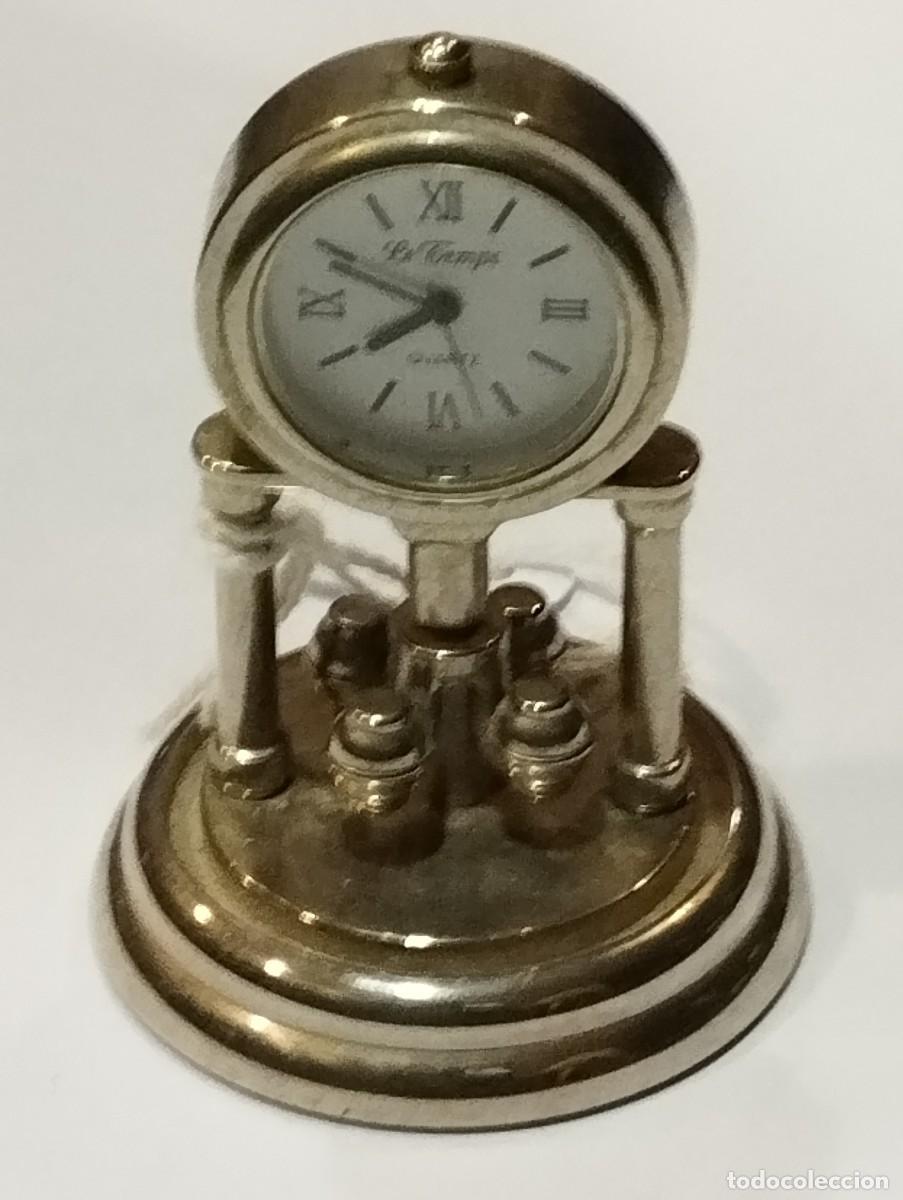 Vintage: MINI RELOJ QUARTZ &rdquo;LE TEMPS&rdquo;. FUNCIONANDO. - Foto 1