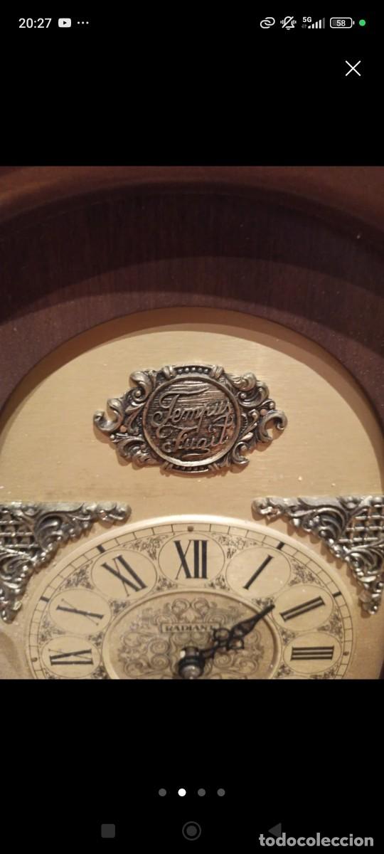 Vintage: Reloj de p&eacute;ndulo carrill&oacute;n. Radiant - Foto 2