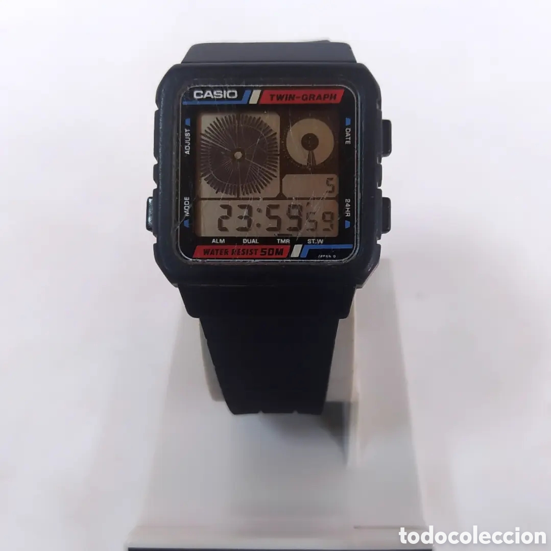 Vintage: Reloj Casio AE-20W Twin Graph Module 588 - Foto 2