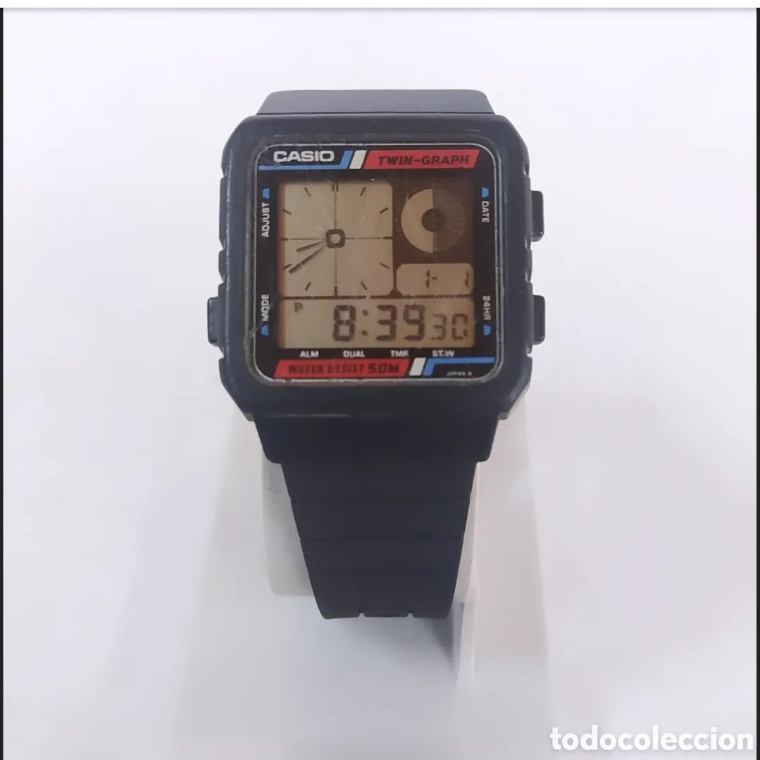 Vintage: Reloj Casio AE-20W Twin Graph Module 588 - Foto 3