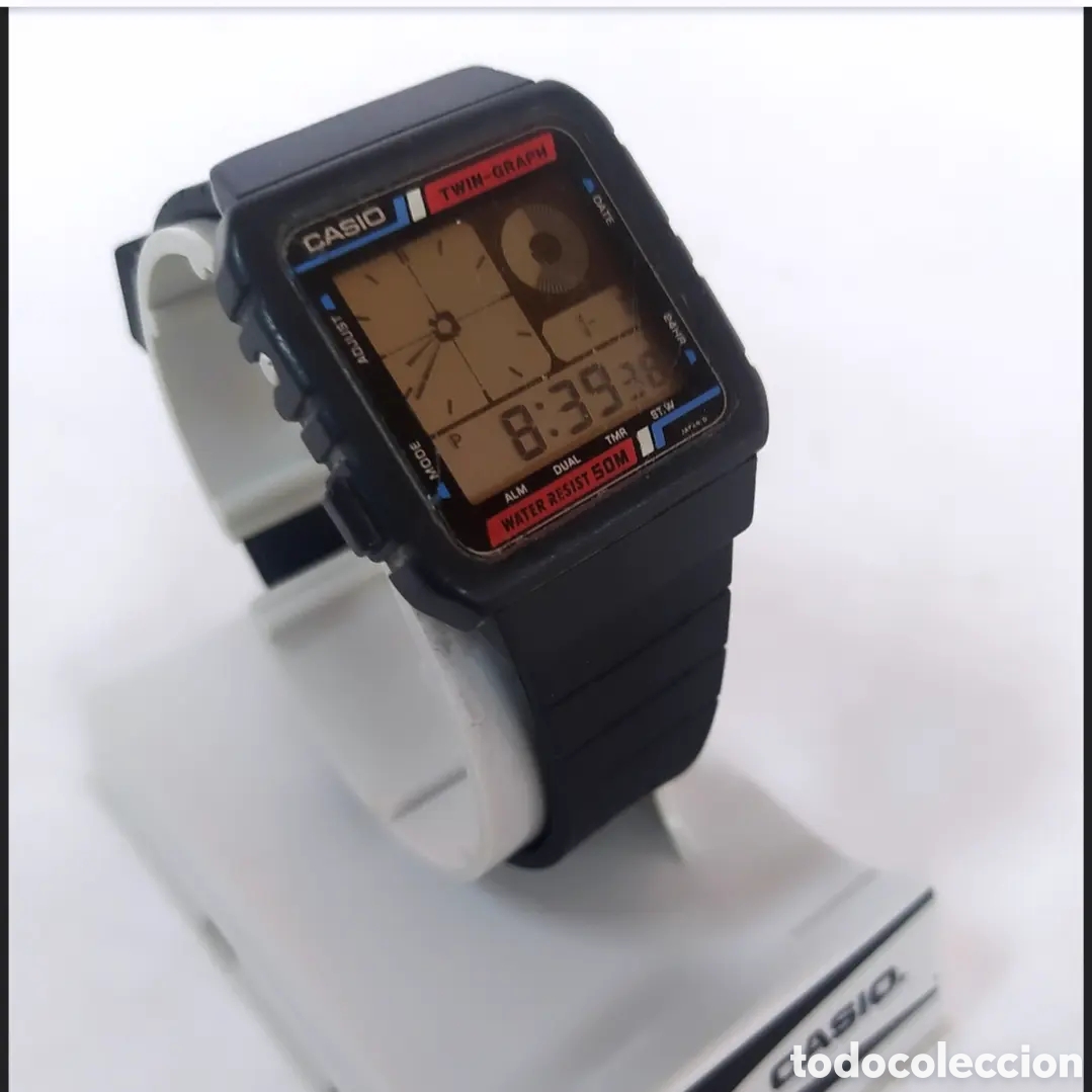 Vintage: Reloj Casio AE-20W Twin Graph Module 588 - Foto 4
