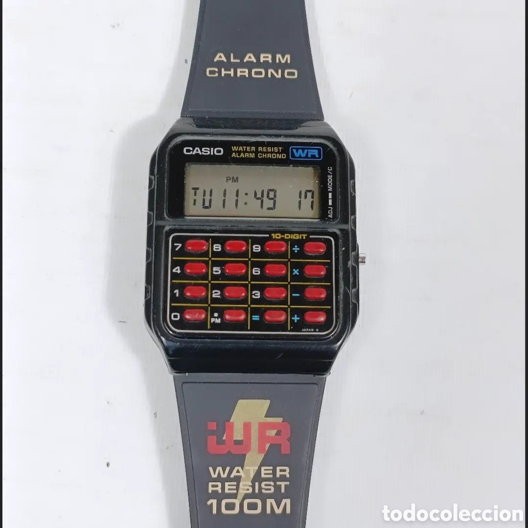 Vintage: Reloj Casio CA-62 Rara Variante Roja Module 481 - Foto 4