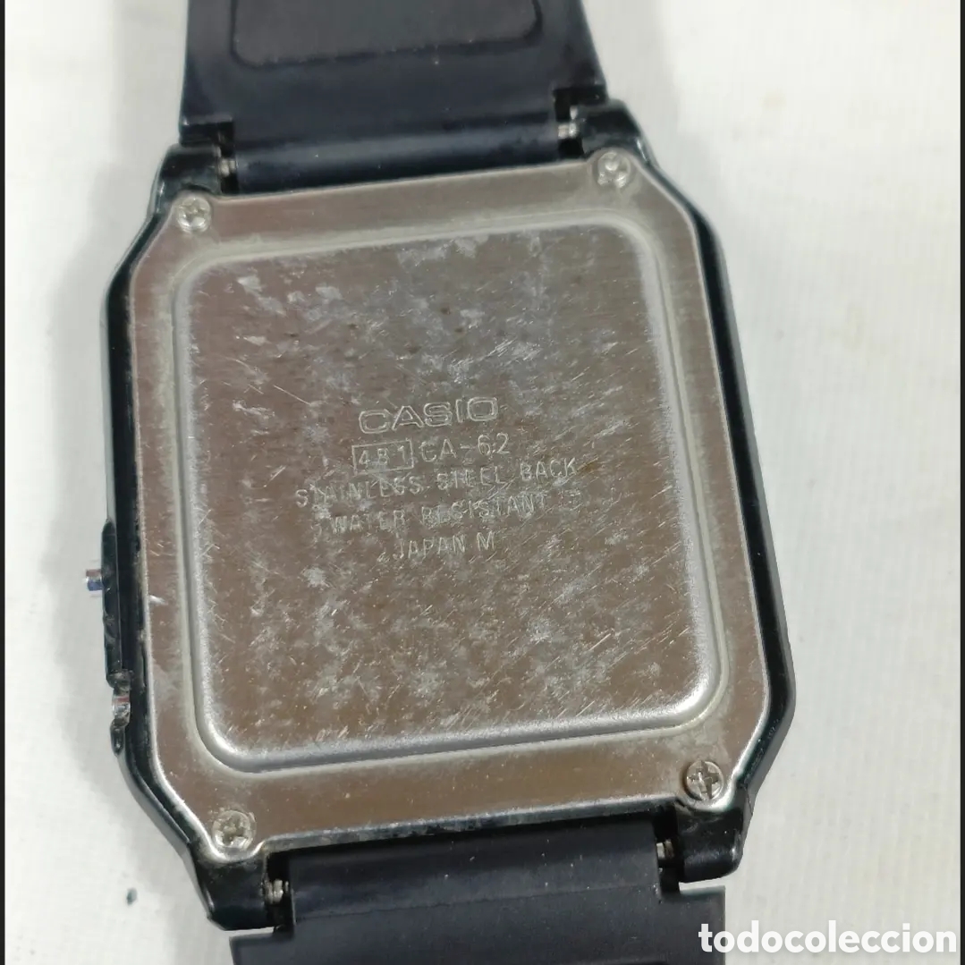 Vintage: Reloj Casio CA-62 Rara Variante Roja Module 481 - Foto 10