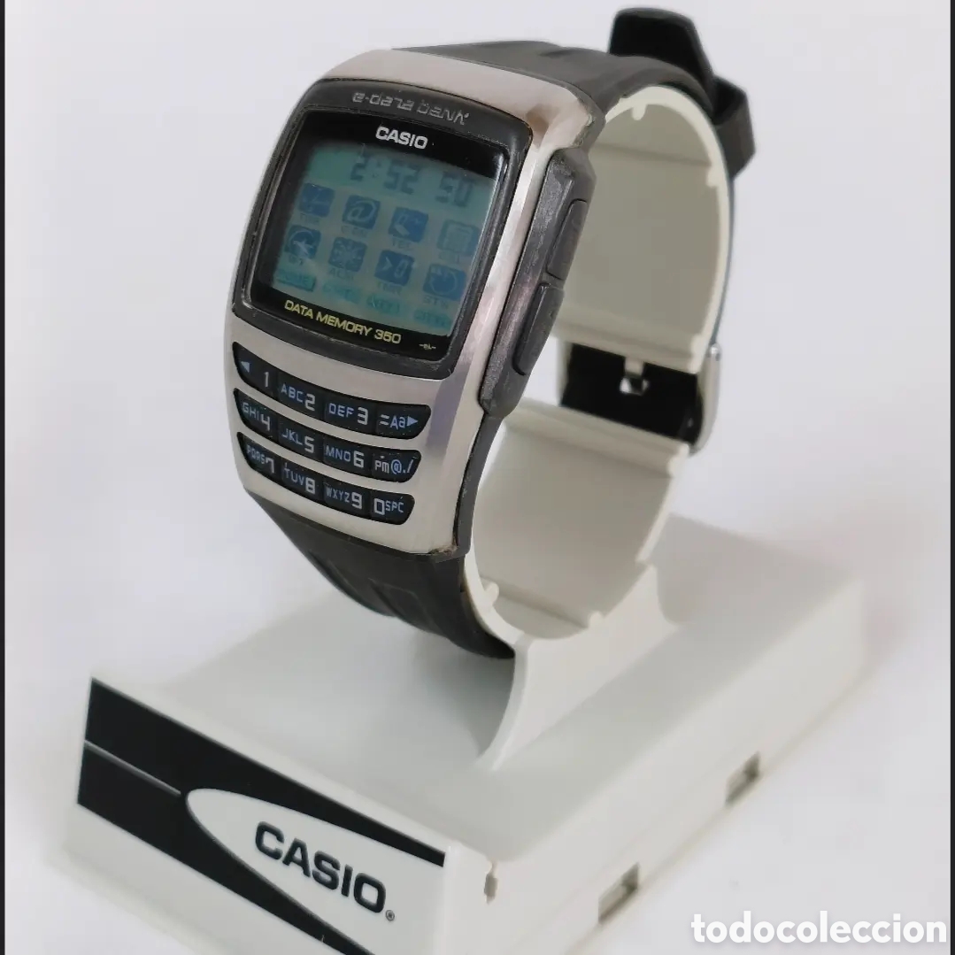 Vintage: Casio EDB-610 Calculator Watch Module 2550 E Data Bank - Foto 4