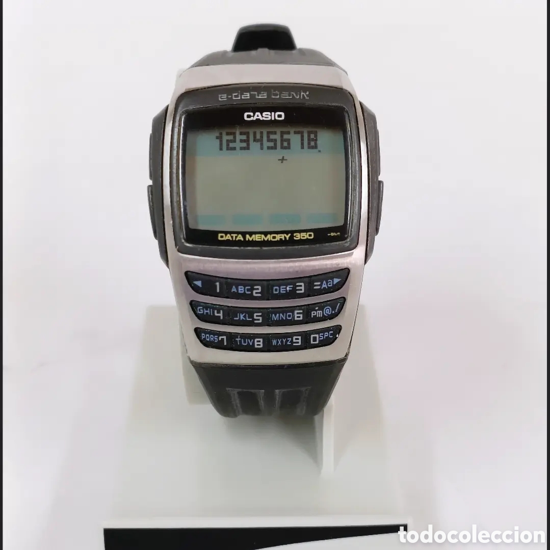 Vintage: Casio EDB-610 Calculator Watch Module 2550 E Data Bank - Foto 6