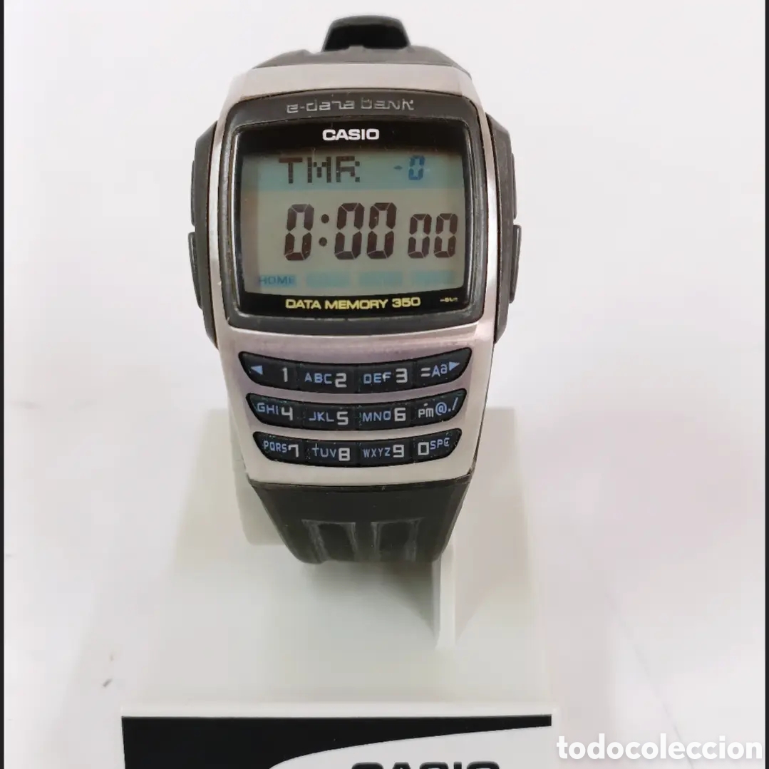 Vintage: Casio EDB-610 Calculator Watch Module 2550 E Data Bank - Foto 8
