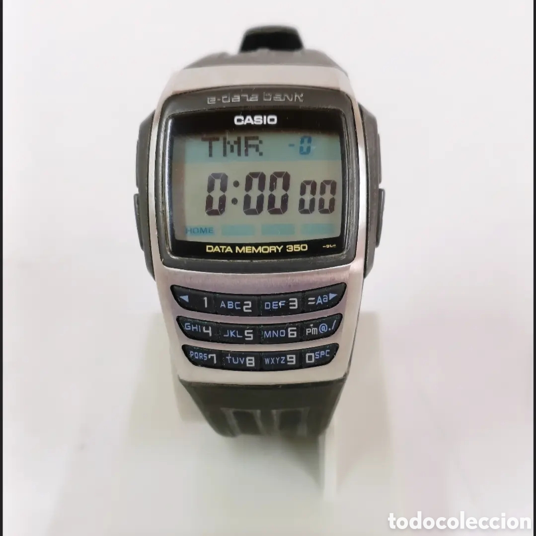 Vintage: Casio EDB-610 Calculator Watch Module 2550 E Data Bank - Foto 9