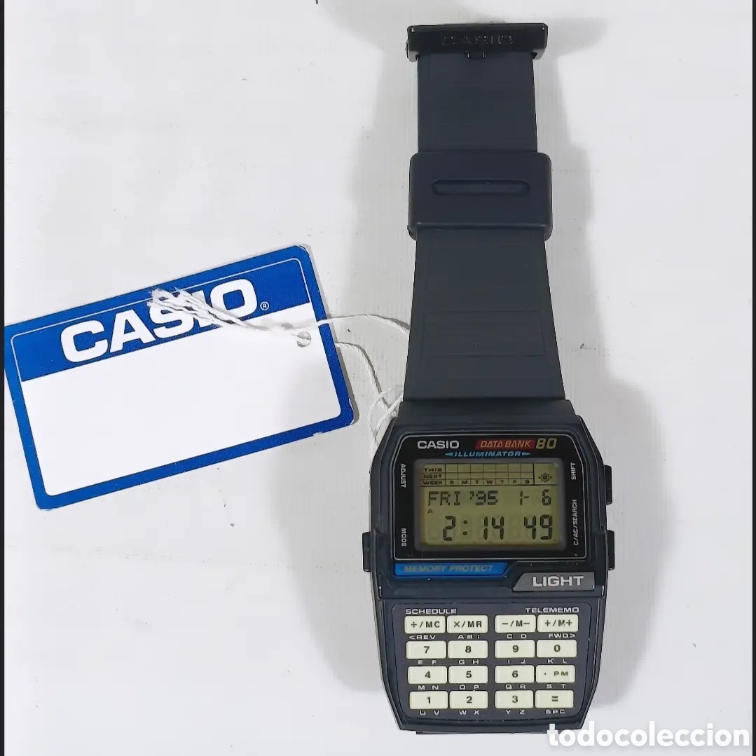 Vintage: Casio DBC-80 Calculator Watch Module 1486 - Foto 3