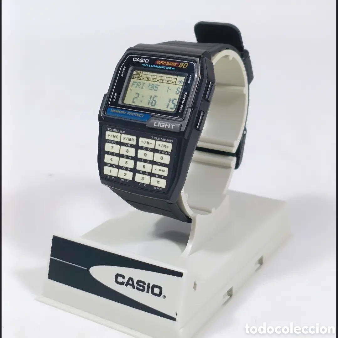 Vintage: Casio DBC-80 Calculator Watch Module 1486 - Foto 4