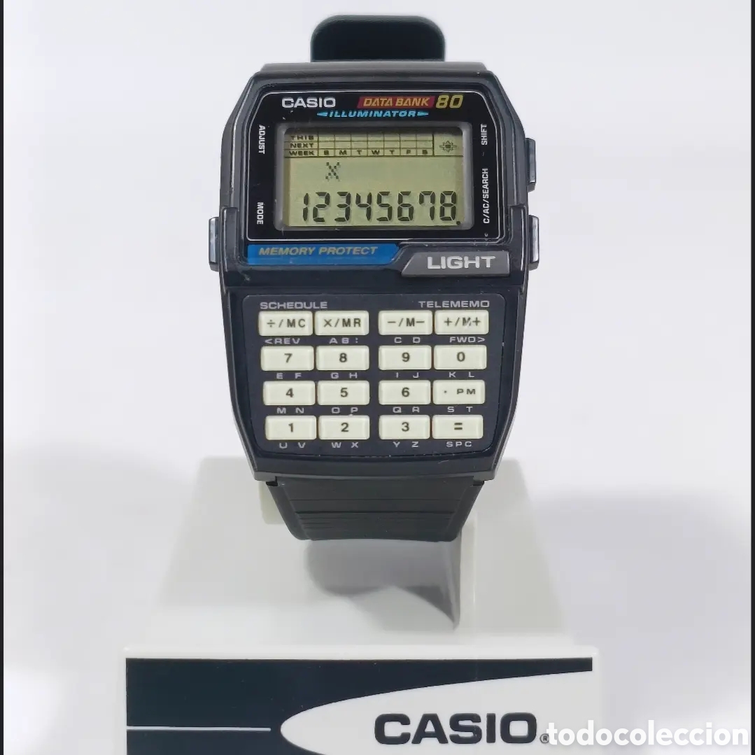 Vintage: Casio DBC-80 Calculator Watch Module 1486 - Foto 6