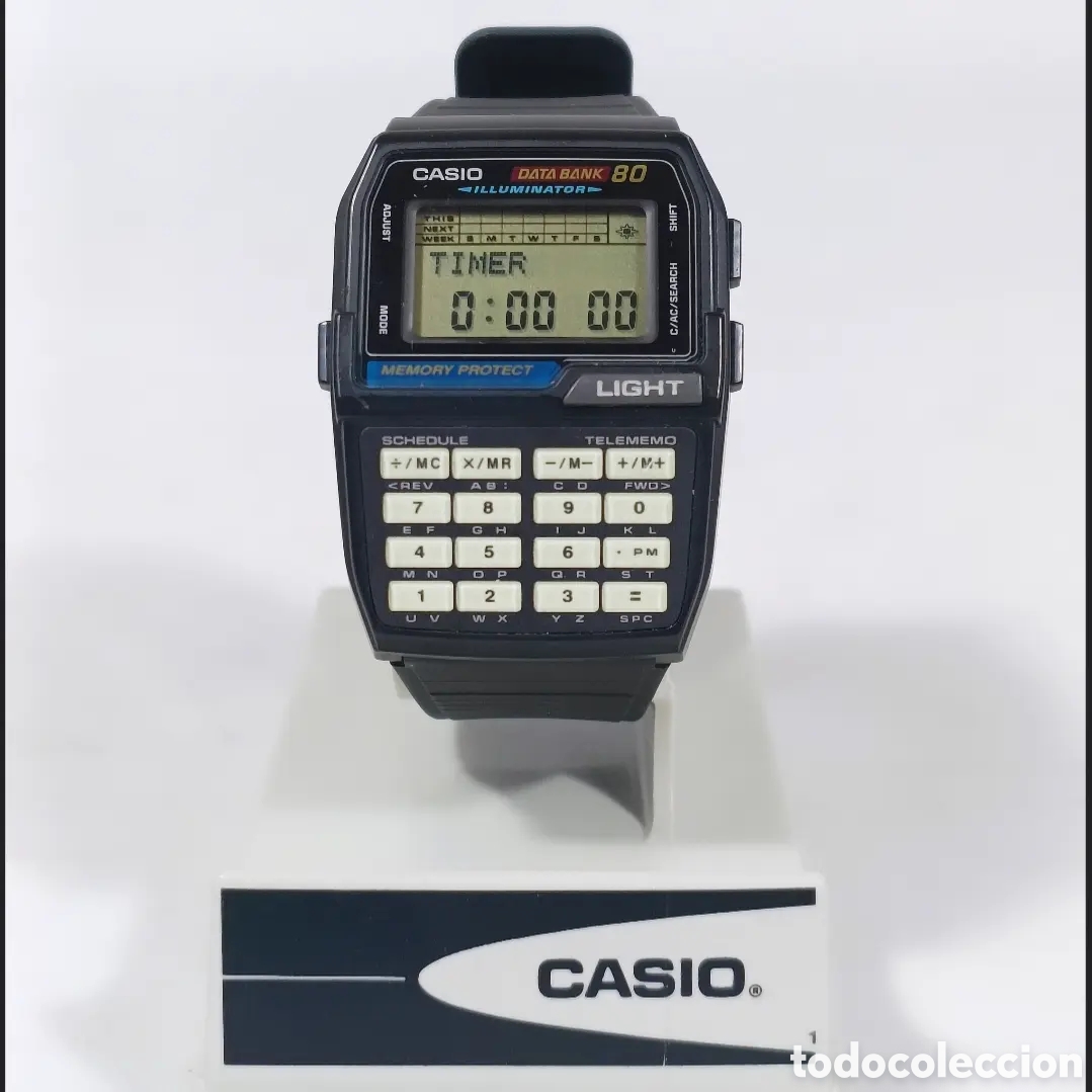 Vintage: Casio DBC-80 Calculator Watch Module 1486 - Foto 7