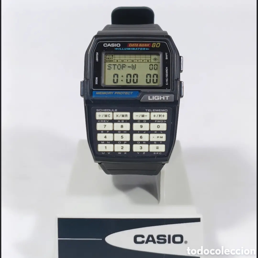 Vintage: Casio DBC-80 Calculator Watch Module 1486 - Foto 8