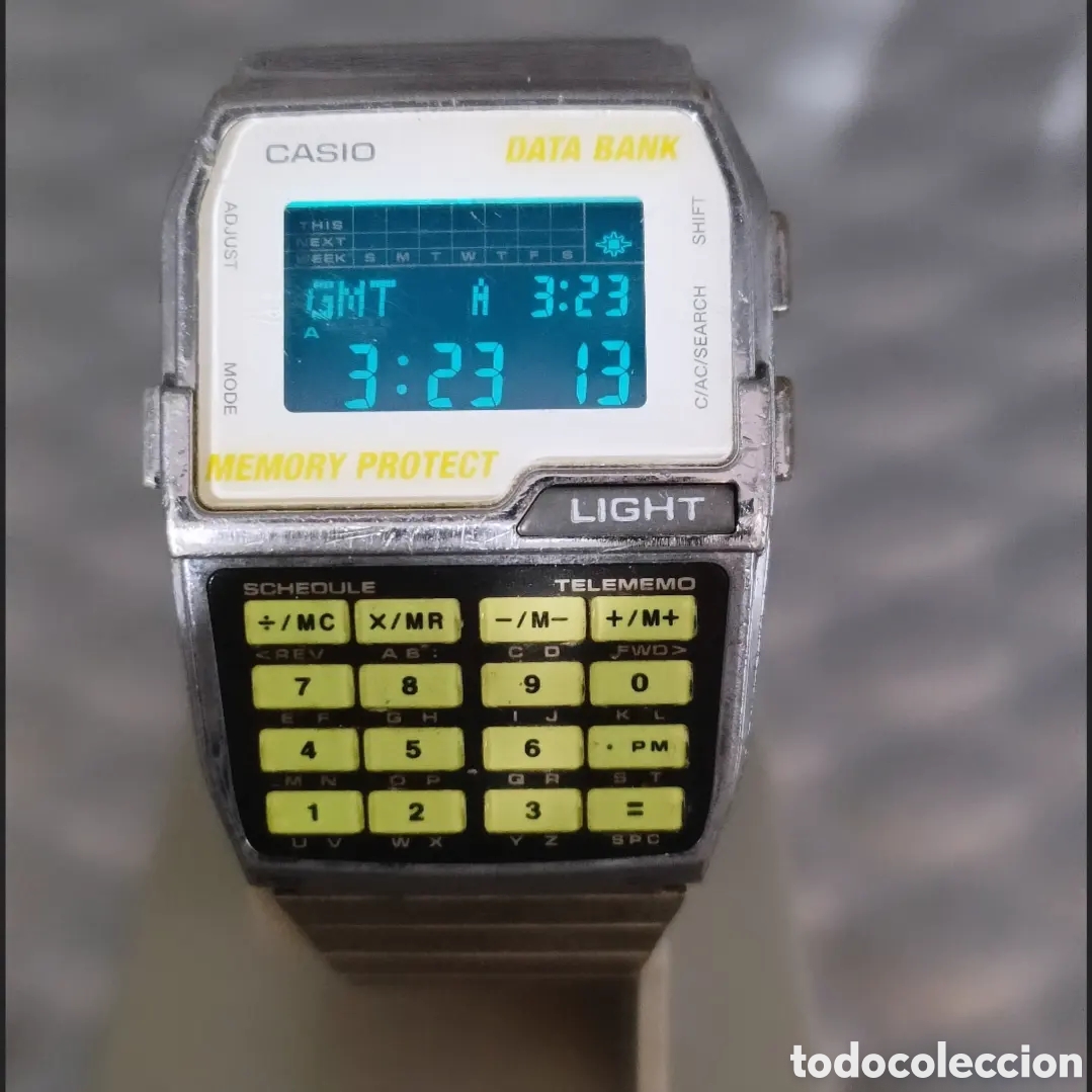 Vintage: Casio DBC-1500 Calculator Watch Module 1477 - Foto 2