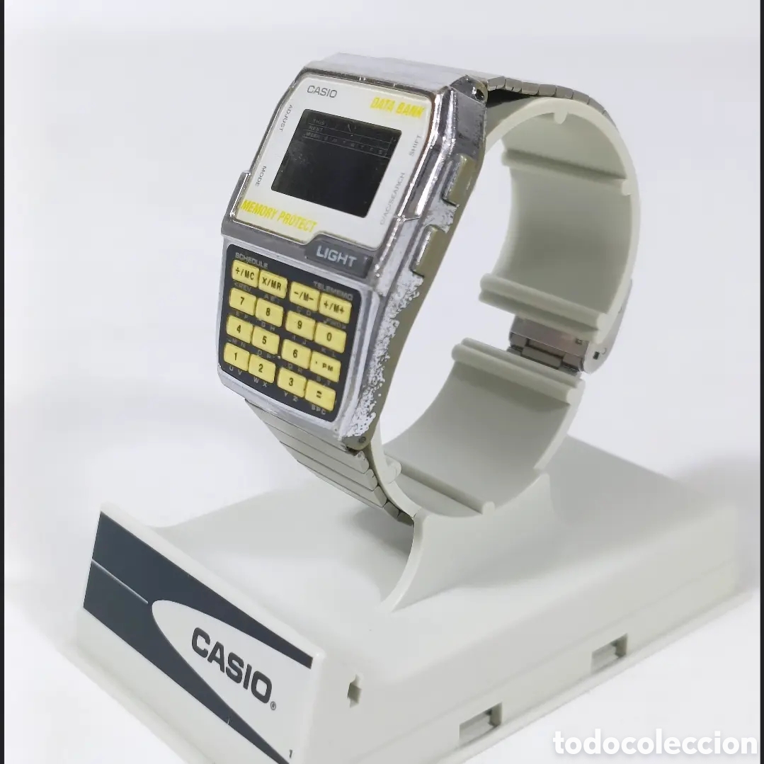 Vintage: Casio DBC-1500 Calculator Watch Module 1477 - Foto 4