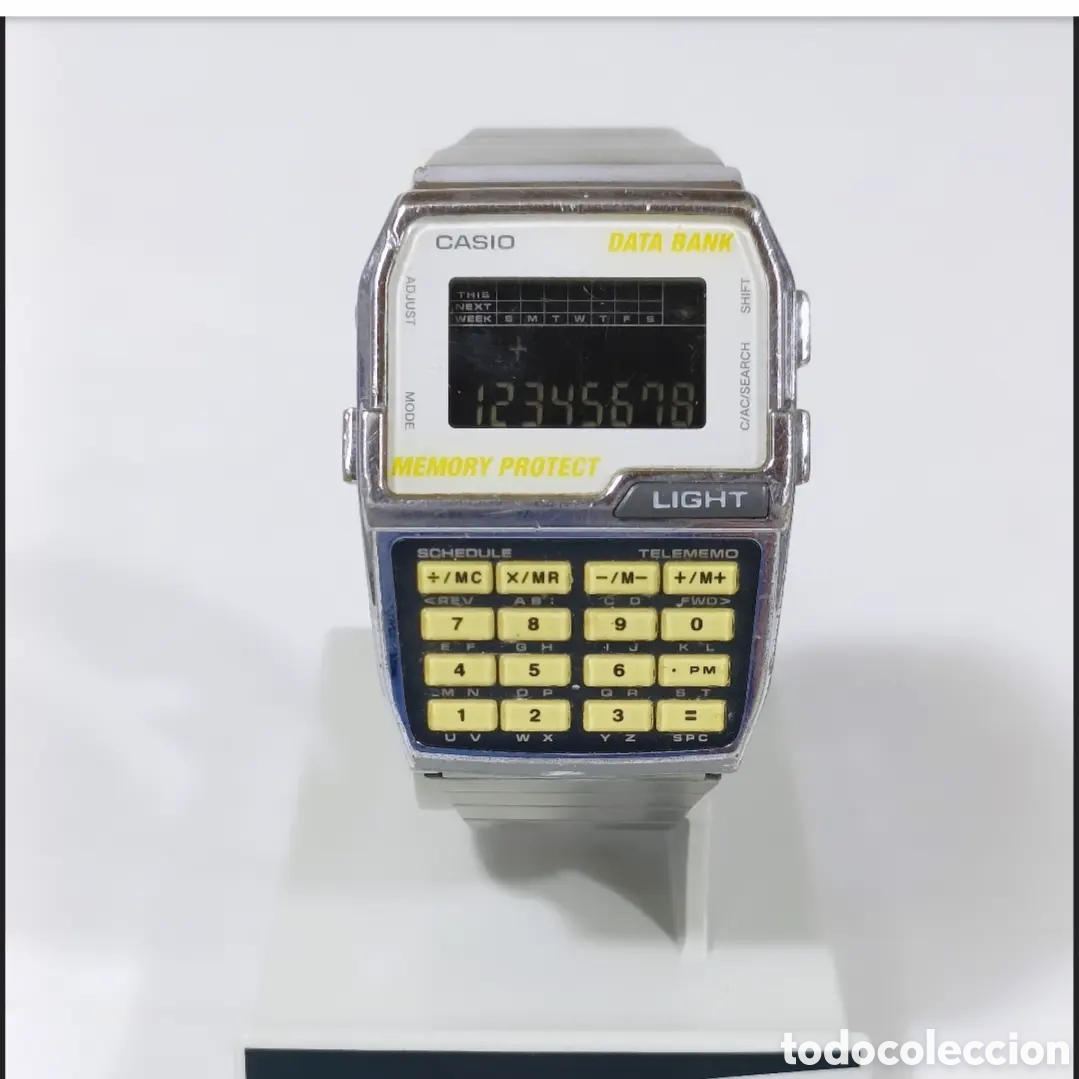 Vintage: Casio DBC-1500 Calculator Watch Module 1477 - Foto 9
