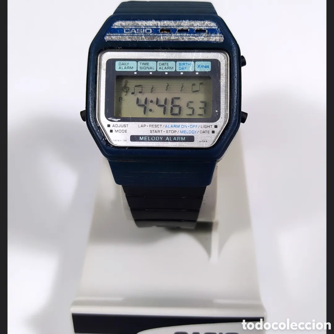 Vintage: Casio H108 Blue Model Melody Watch Module 82 - Foto 2