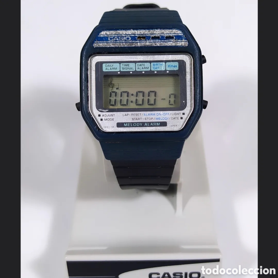 Vintage: Casio H108 Blue Model Melody Watch Module 82 - Foto 6