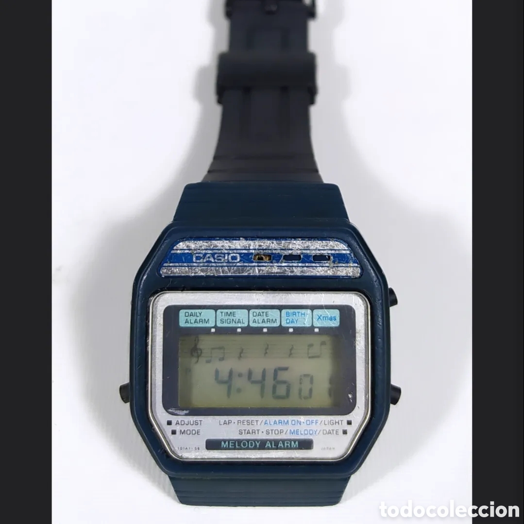 Vintage: Casio H108 Blue Model Melody Watch Module 82 - Foto 8