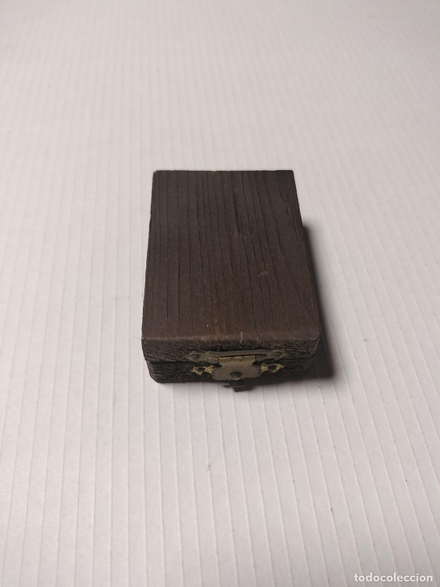 Vintage: Reloj solar en caja de madera - Foto 1