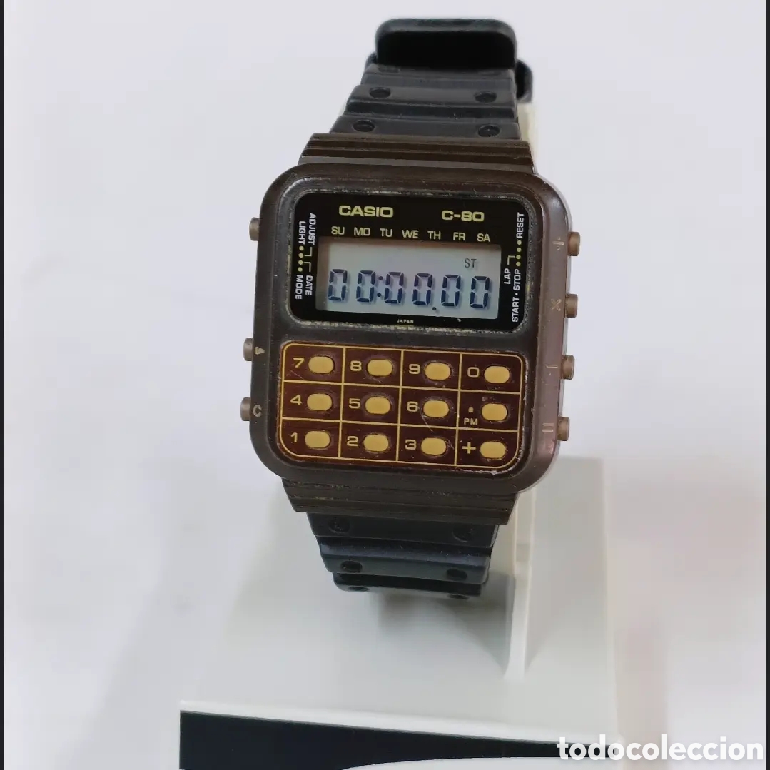 Vintage: Casio C-80 Calculator Watch Module 133 - Foto 2
