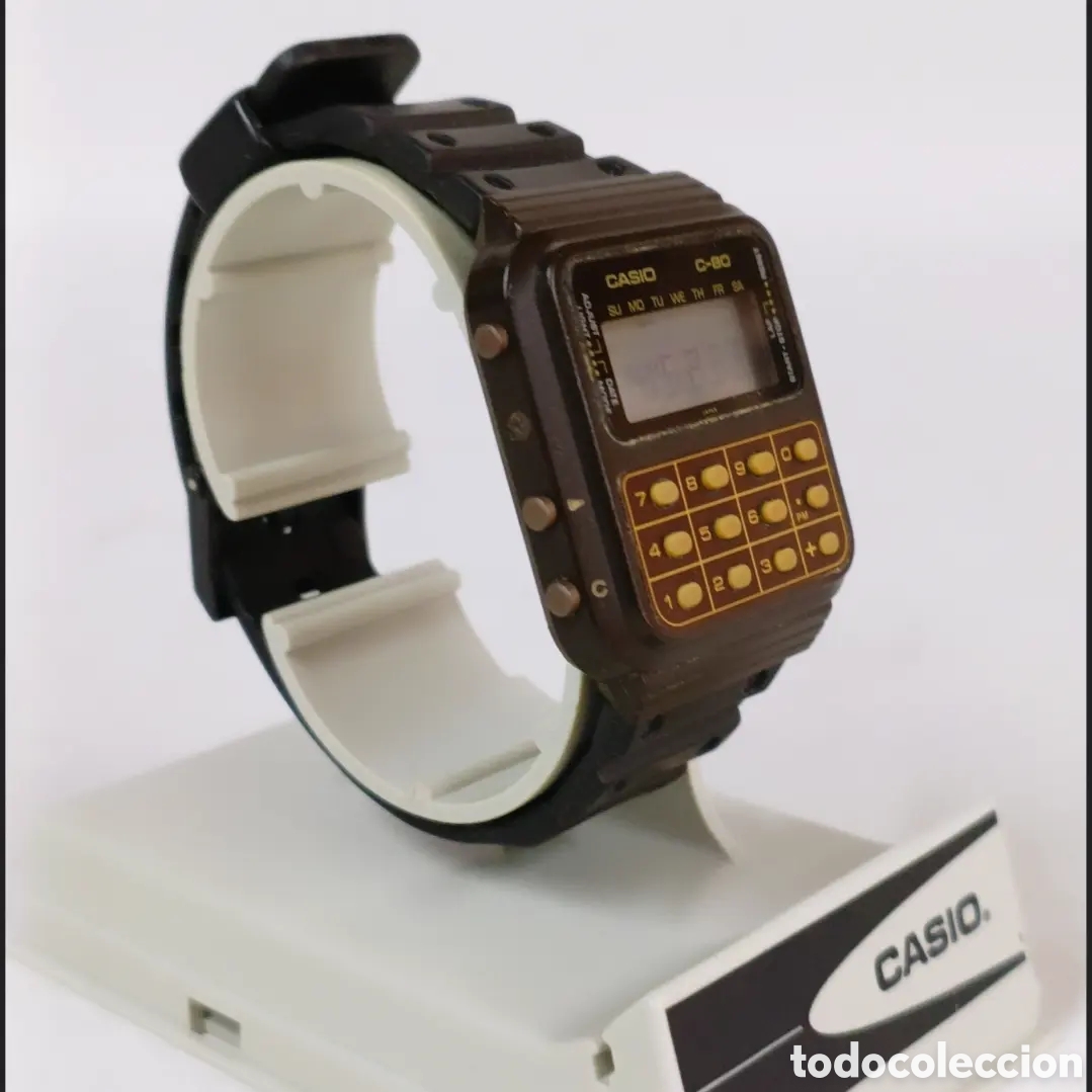 Vintage: Casio C-80 Calculator Watch Module 133 - Foto 3