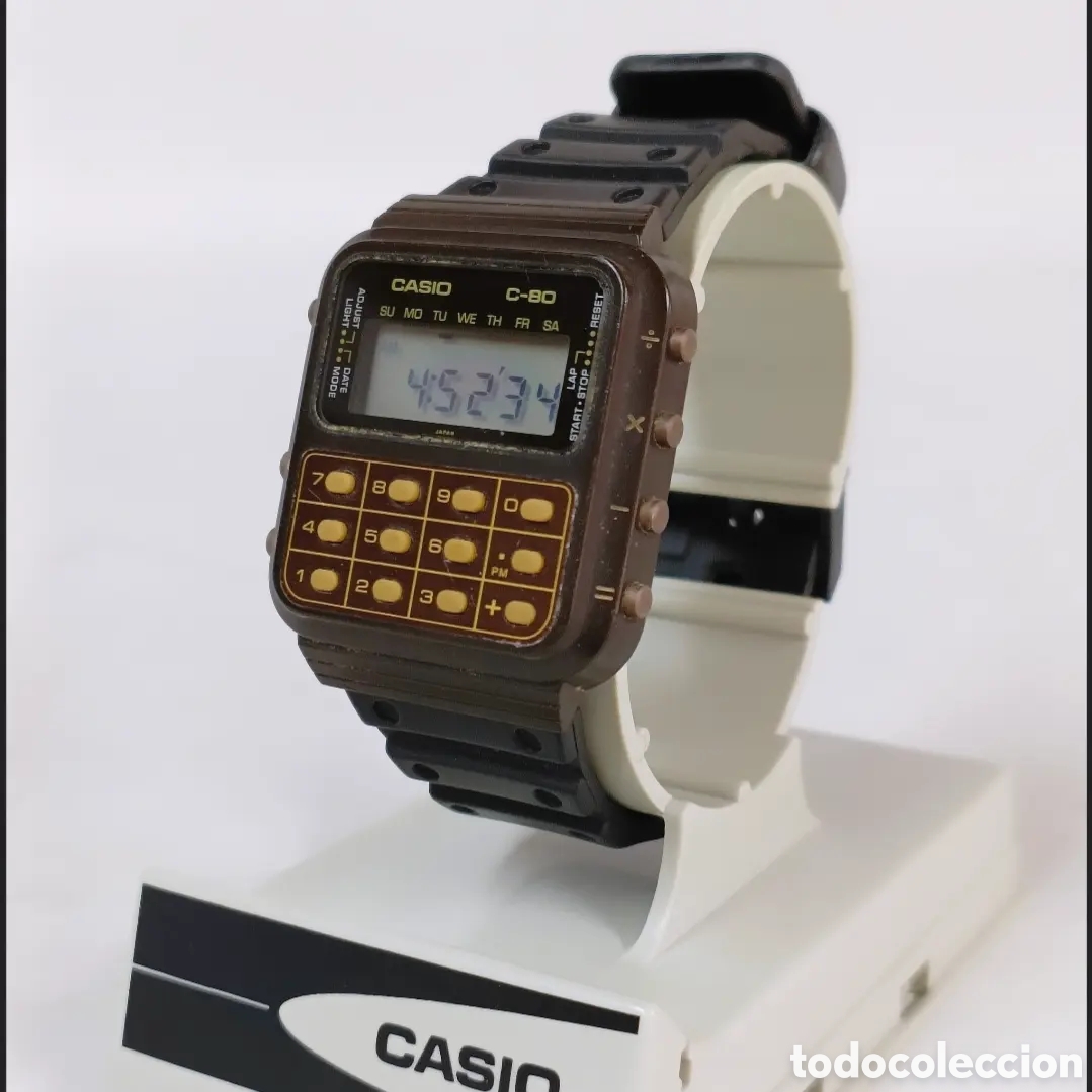 Vintage: Casio C-80 Calculator Watch Module 133 - Foto 4