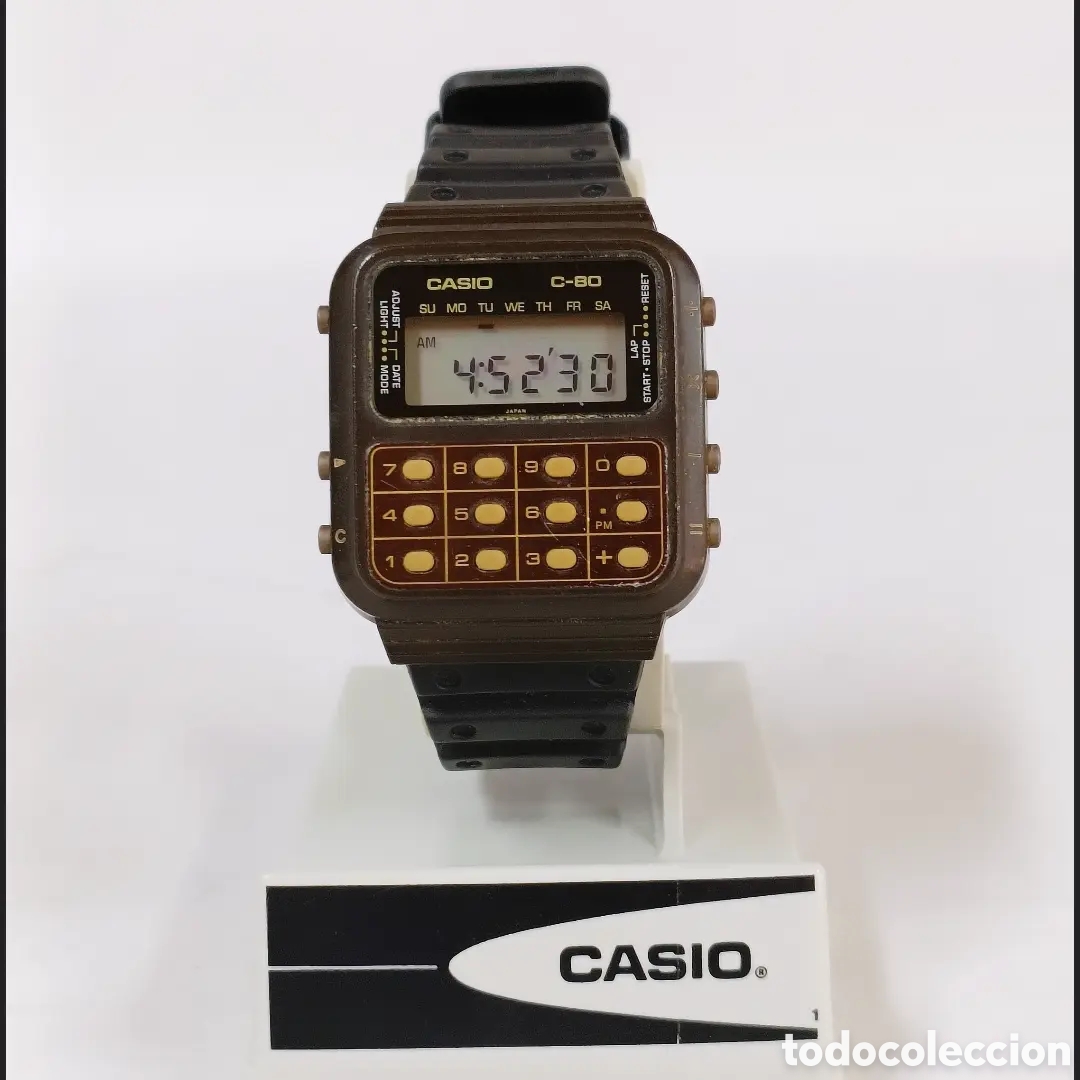 Vintage: Casio C-80 Calculator Watch Module 133 - Foto 5