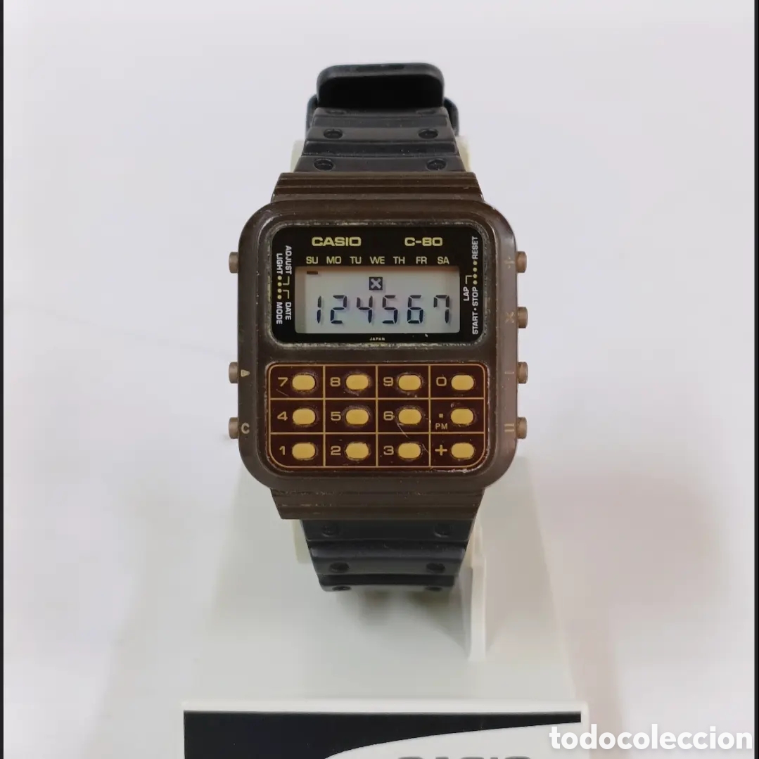 Vintage: Casio C-80 Calculator Watch Module 133 - Foto 6