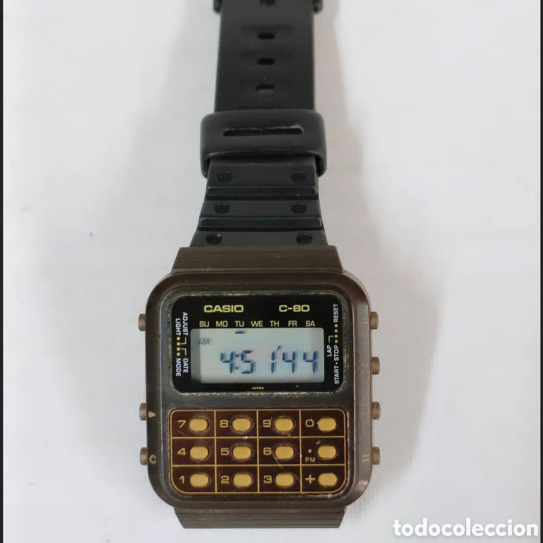 Vintage: Casio C-80 Calculator Watch Module 133 - Foto 7