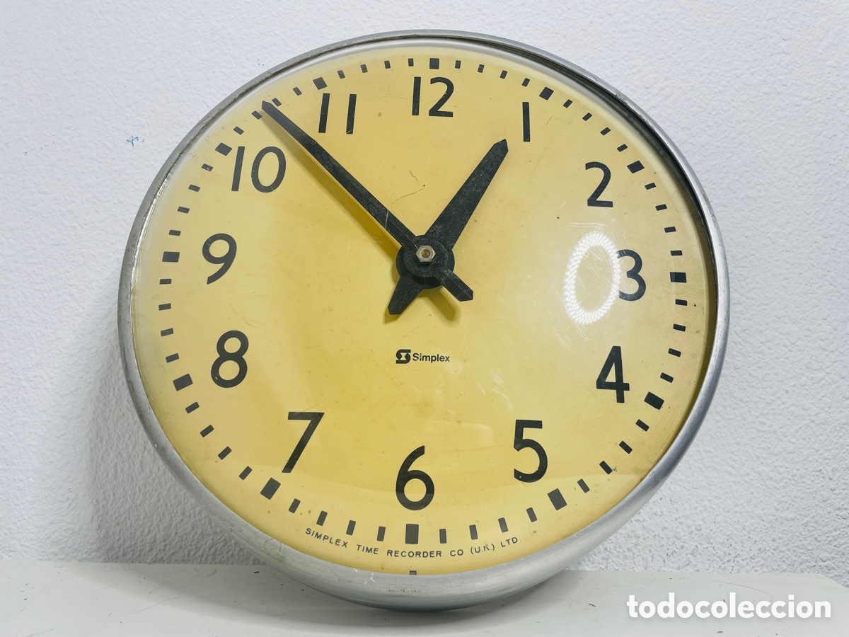 Vintage: Simplex Time Recorder England 1960 - Foto 2