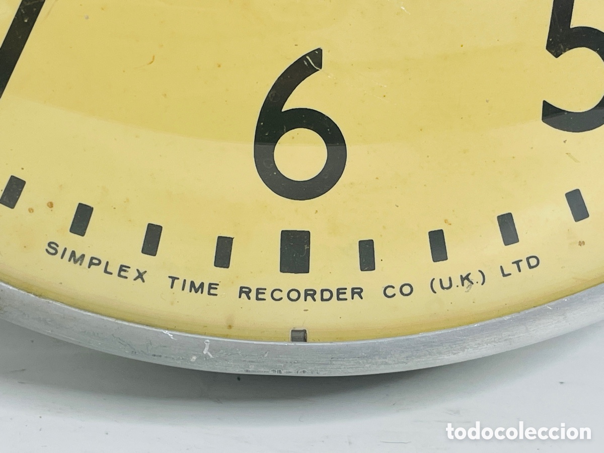 Vintage: Simplex Time Recorder England 1960 - Foto 4