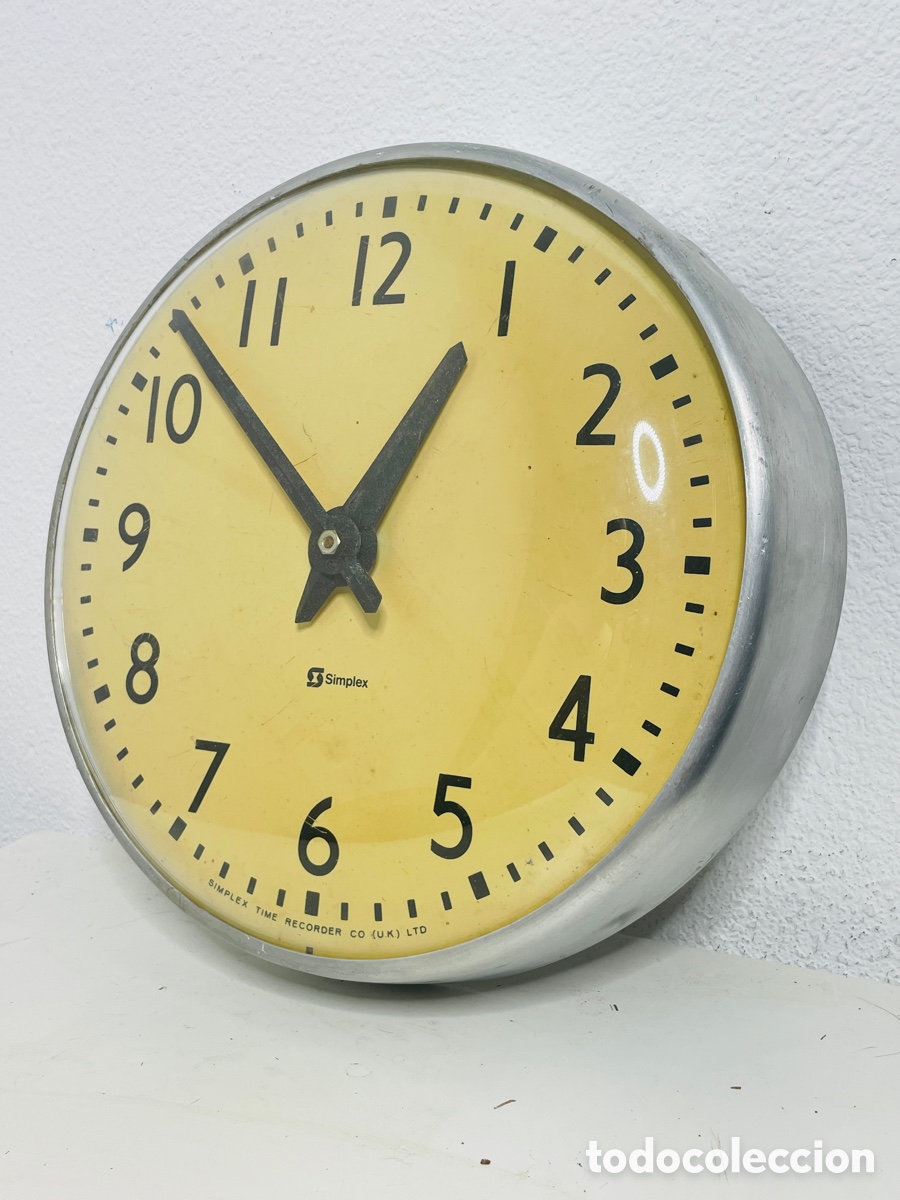 Vintage: Simplex Time Recorder England 1960 - Foto 5