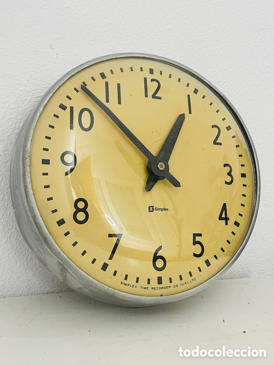 Vintage: Simplex Time Recorder England 1960 - Foto 6