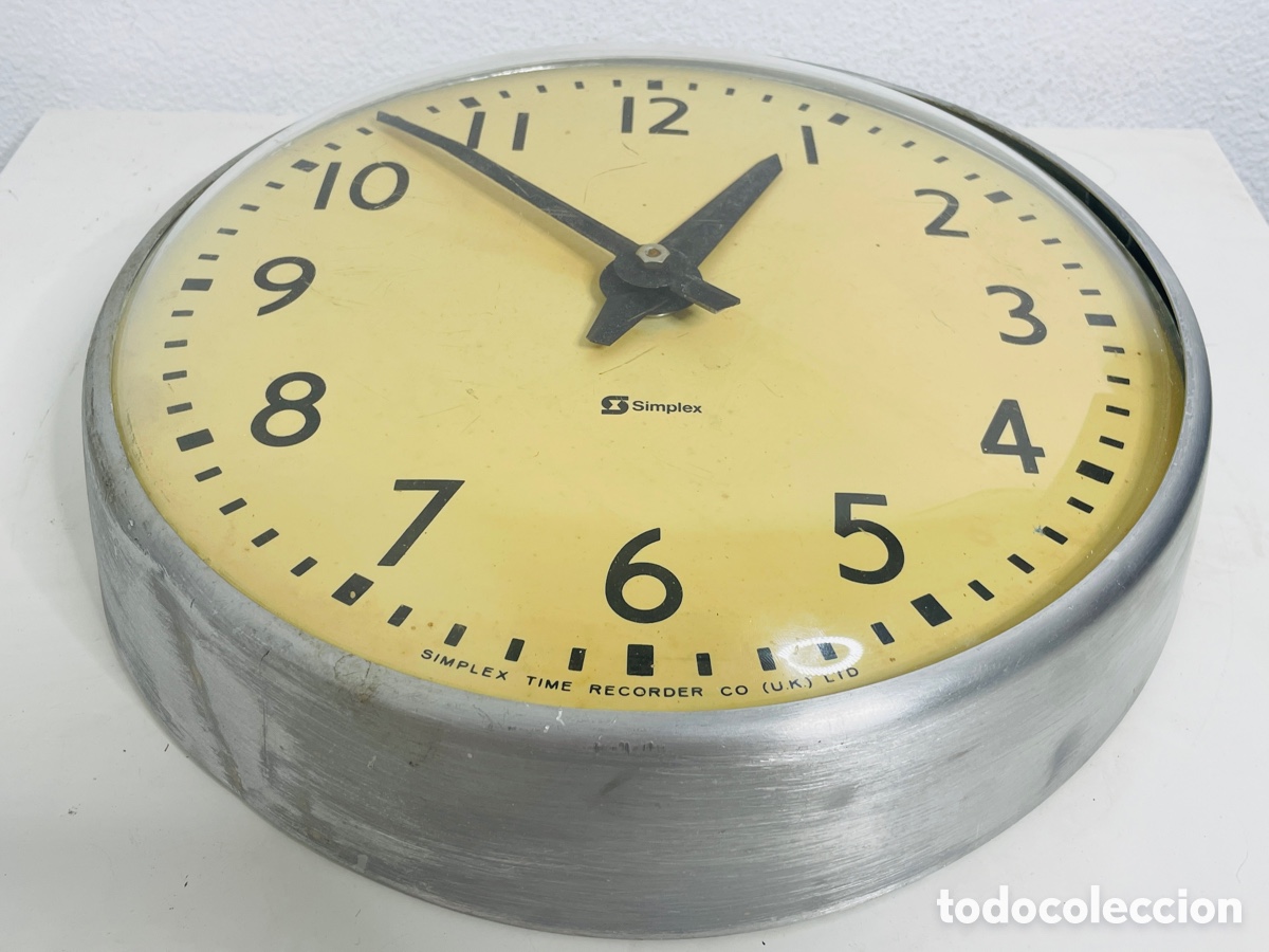 Vintage: Simplex Time Recorder England 1960 - Foto 12