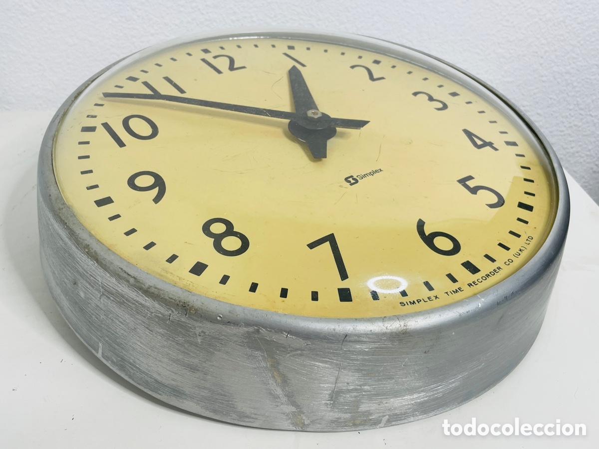 Vintage: Simplex Time Recorder England 1960 - Foto 13