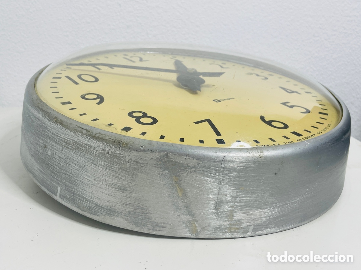 Vintage: Simplex Time Recorder England 1960 - Foto 14