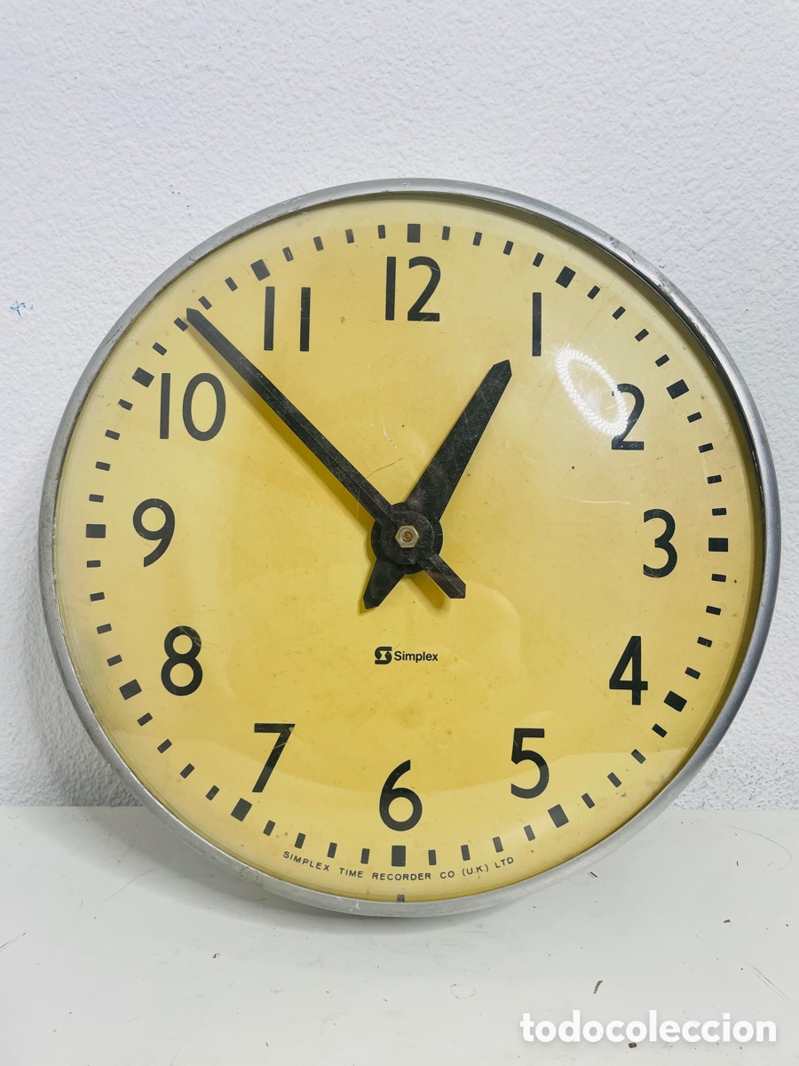 Vintage: Simplex Time Recorder England 1960 - Foto 1