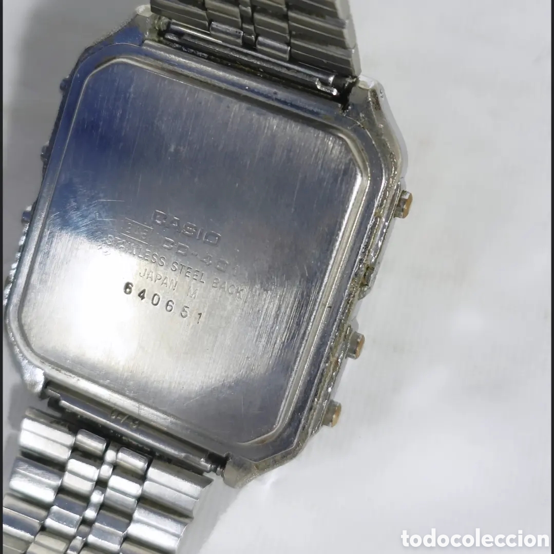Vintage: Casio CD-401 Calculadora Reloj Module 246 Data Bank - Foto 5