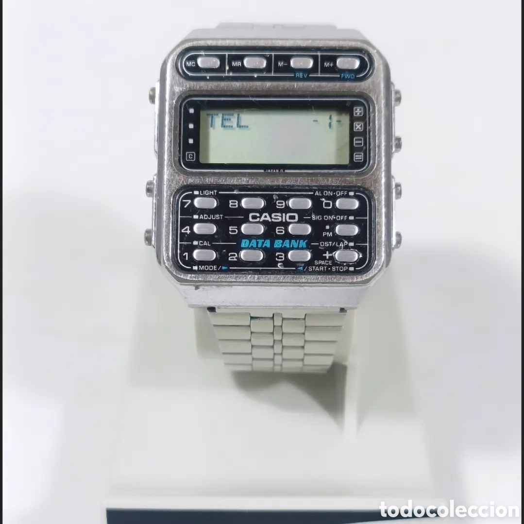 Vintage: Casio CD-401 Calculadora Reloj Module 246 Data Bank - Foto 8