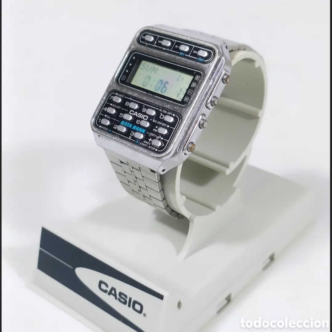 Vintage: Casio CD-401 Calculadora Reloj Module 246 Data Bank - Foto 10