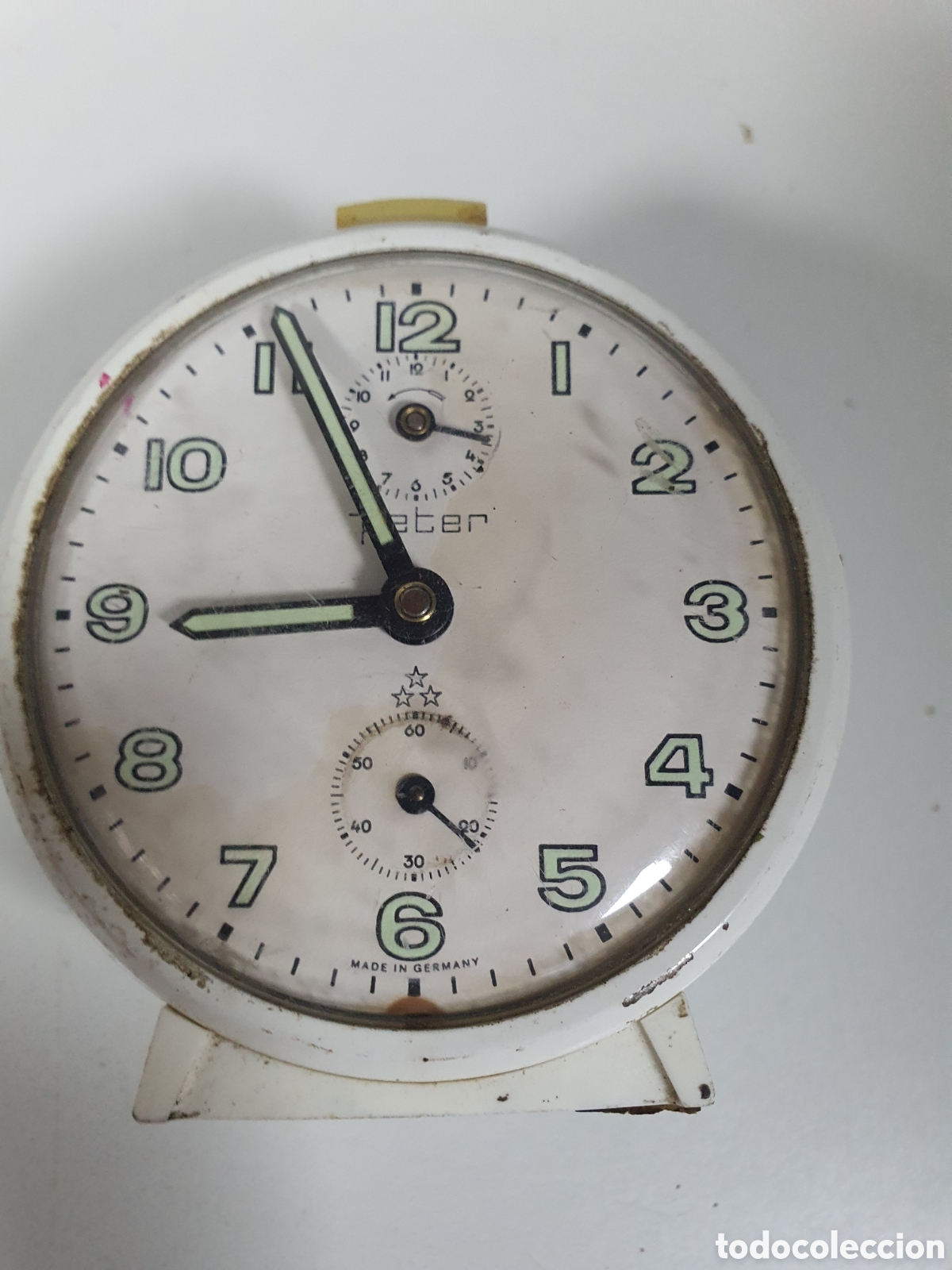 Vintage: Reloj mesa peter blanco - Foto 1