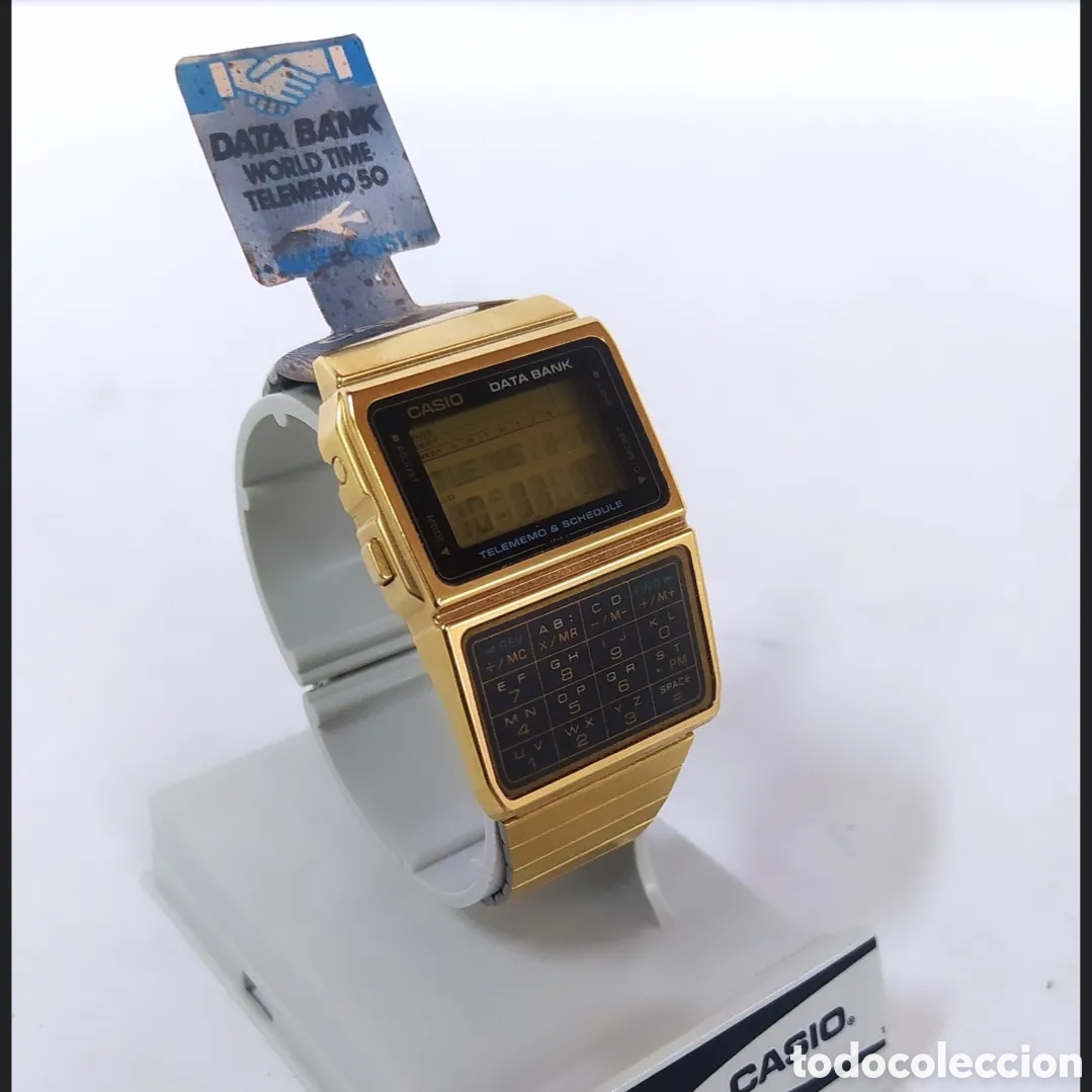 Vintage: Casio DBC-610 Gold Calculadora Reloj Module 676 - Foto 4