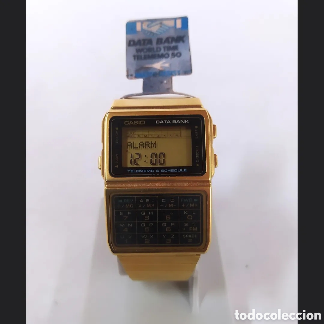 Vintage: Casio DBC-610 Gold Calculadora Reloj Module 676 - Foto 7